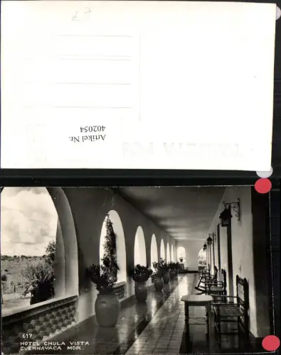 402054,Mexico Morelos Cuernavaca Hotel Chula vista Arkaden Gang