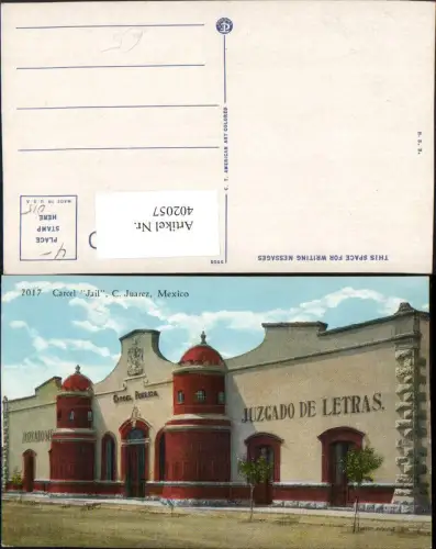 402057,Mexico Chihuahua Ciudad Juarez Carcel Jail Gebäude