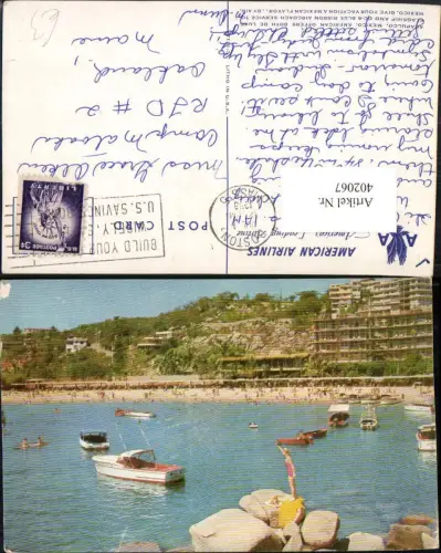 402067,Mexico Guerrero Acapulco Strand Boote