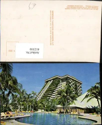 412350,Mexico Guerrero Acapulco Princess Hotel Swimming Pool Schwimmbecken