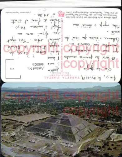 468026,Mexico Teotihuacan Pyramid of the Sun Pyramide