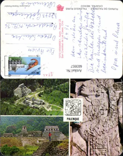 603957,Chiapas Mexico Mexiko Ruinas de Palenque Palenque Ruins Ruinen