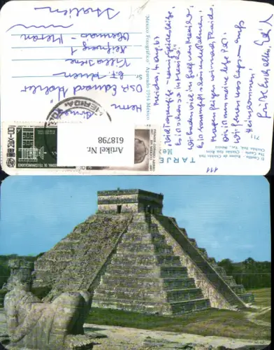 618798,Mexico Yucatan Chichen Itza El Castillo Ruines de Chichen Itza