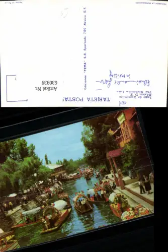 630939,Lago de Xochimilco Boote Mexico