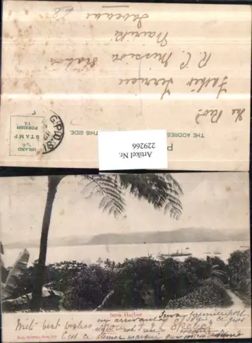 229266,Suva Harbor auf d. Fidji Insel Fidschi Partie Hafen