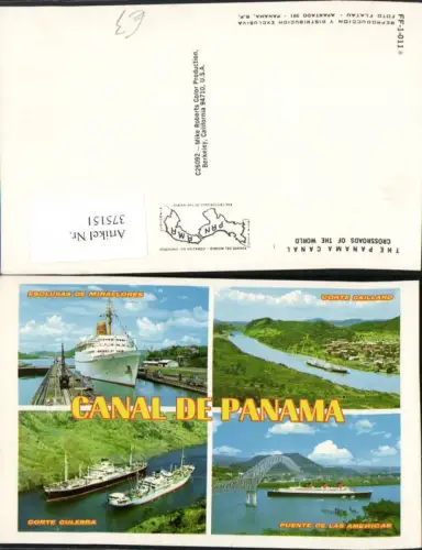 375151,Panama Canal Panamakanal Corte Gaillard Puente las Americas Esclusas de Mirafores