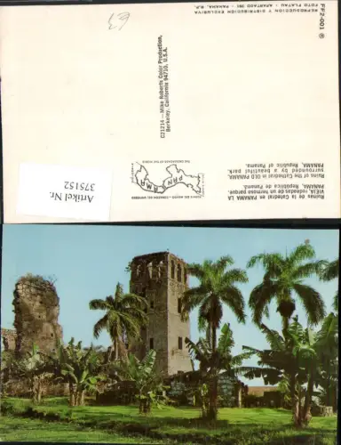 375152,Panama Ruins of the Cathedral Ruinas Catedral Ruine Kirche