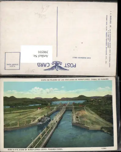 390591,Panama Canal Miraflores Locks Kanal Schleuse