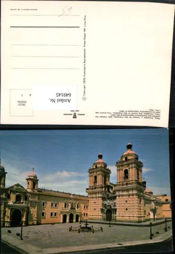 649145,Lima Peru Plaza Convento y Templo de San Francisco Kirche Kloster