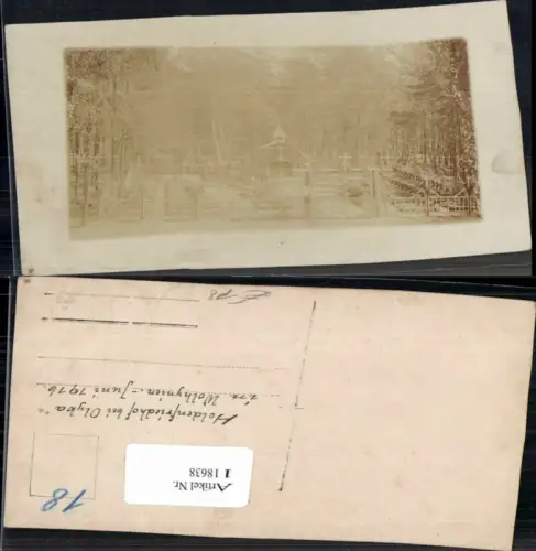 118638,Heldenfriedhof bei Olyka in Wolhynien 1916 Olyka Volhynia