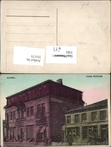 351175,Kowel Hotel Wiktorja Gebäude