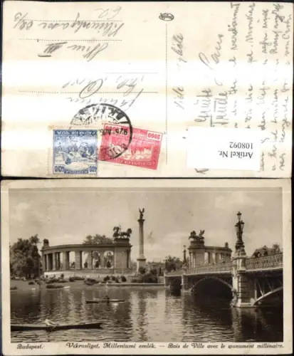 108092,Budapest Varosliget Milleniumi emlek Millenniumsdenkmal