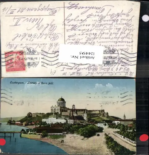 124495,Esztergom Hafen 1915