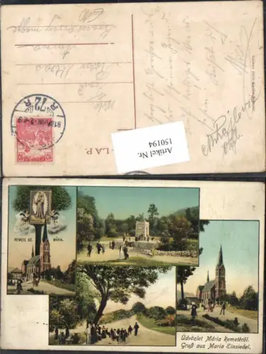 150194,Gruss aus Maria Einsiedel Maria Remeteröl