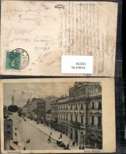 150250,Nagykanizsa Fo Uti reszlet Strassenansicht