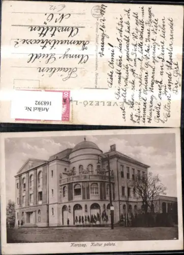 168392,Karczag Kultur palota 1929 Gebäude
