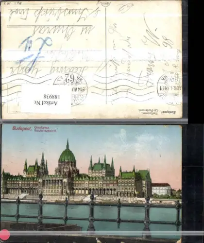 188938,Ungarn Budapest Reichstagpalast