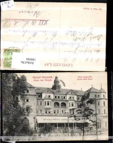 188940,Ungarn Pöstyen Grand Hotel Ronai