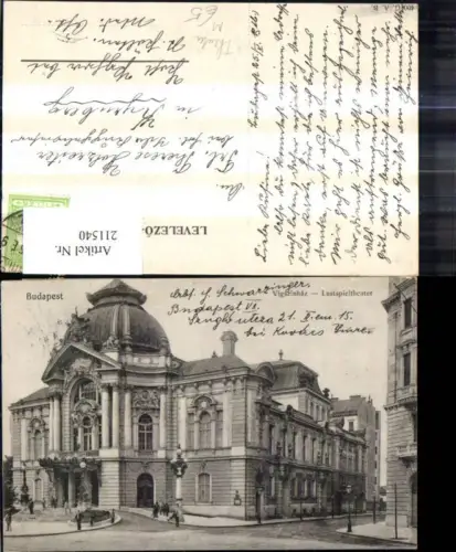 211540,Budapest Vigszinhaz Lustspieltheater Theater