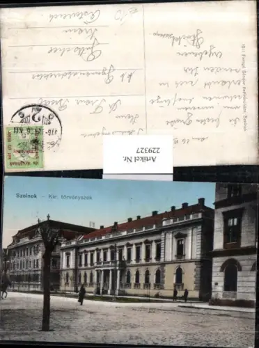 229327,Szolnok Sollnock Kir. Törvenyszek Gebäude