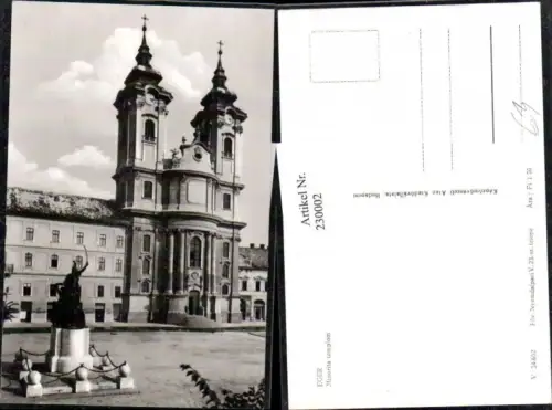 230002,Erlau Eger Minorita templom Kirche m. Denkmal