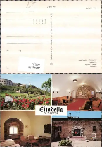 240333,Budapest Hotel Citadella Mehrbildkarte