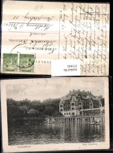 271842,Ungarn Vizaknafürdö Bad Salzburg Gebäude