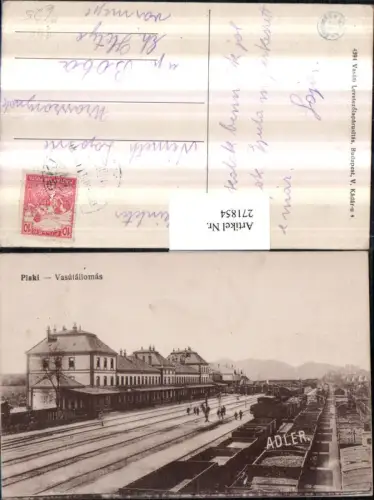 271854,Ungarn Piski Vasutallomas Bahnhof