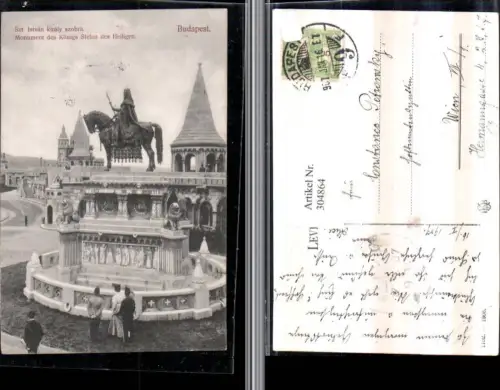 304864,Budapest Szent Istvan kiraly szobra Denkmal des Königs Stefan des Heiligen