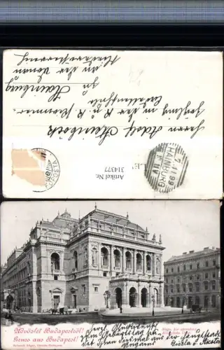 314377,Gruß aus Budapest Königliche Oper Gebäude pub Edgar Schmidt