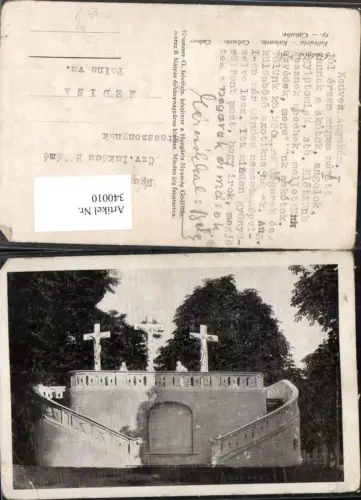 340010,Gödöllö Kalvaria Kalvarienberg Kreuze