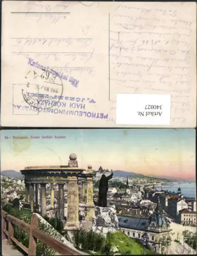 340027,Budapest Szent Gellert Szobor Teilansicht Denkmal