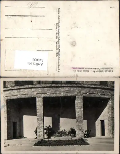 340033,Szekesfehervar Kaszap Istvan sirja a Prohaszka Ottokar-templom Gebäude