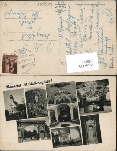340177,Mariabesnyöröl Wallfahrtskirche Mehrbildkarte