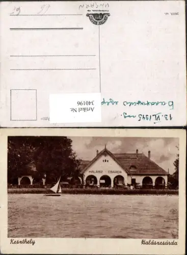 340196,Keszthely Halaszcsarda Restaurant