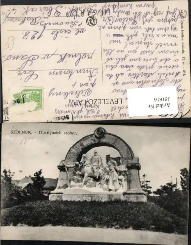 351616,Szolnok Damjanich szobor Monument