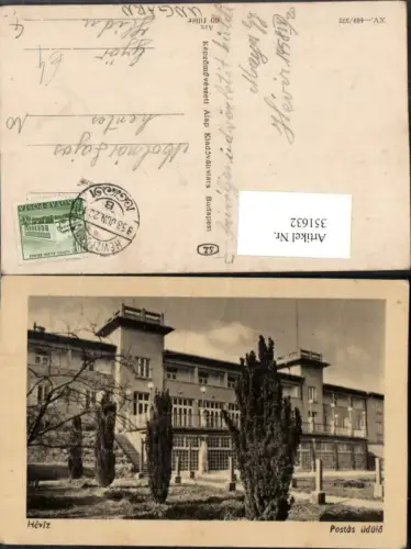 351632,Heviz Postas üdülö Postamt Gebäude