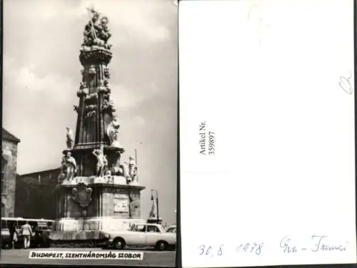 359897,Foto Hungary Budapest Szentharomsag Szobor Monument