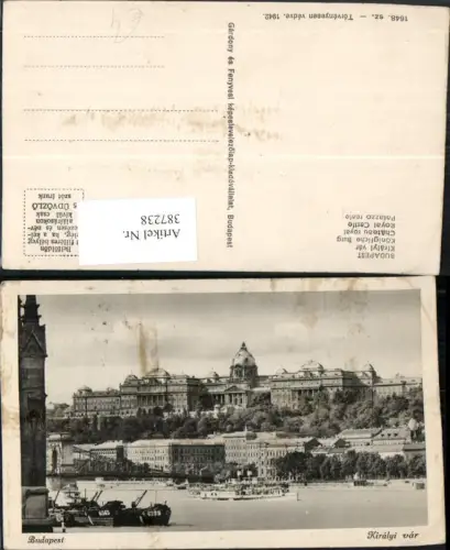 387238,Hungary Budapest Kiralyi var Königliche Burg Brücke