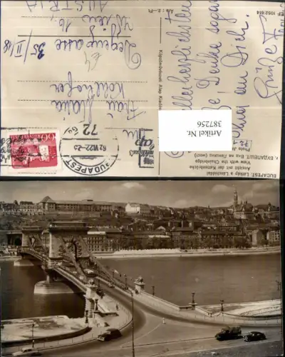 387256,Hungary Budapest Latkep a Lanchiddal Teilansicht Kettenbrücke Brücke