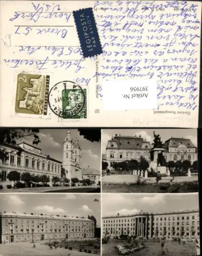 397956,Hungary Nyiregyhazarol Nyiregyhaza Kirche Gebäude Mehrbildkarte