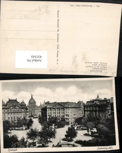 433345,Hungary Budapest Place de la Liberte Freiheitsplatz