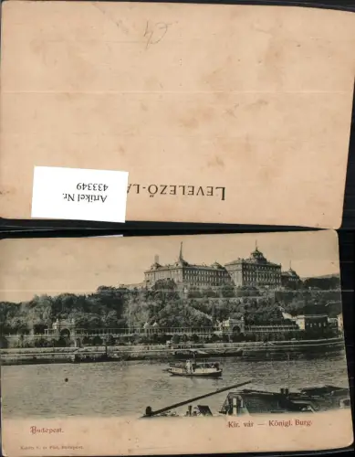 433349,Hungary Budapest Königliche Burg