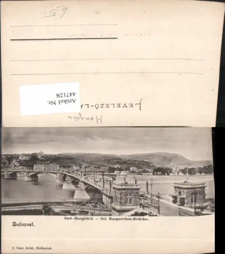 447128,Hungary Budapest Szt.-Margithid Margarethen-Brücke
