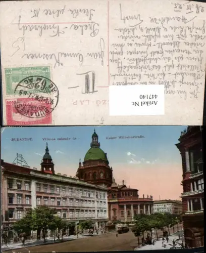 447140,Hungary Budapest Vilmos csaszar ut Kaiser Wilhelmstraße