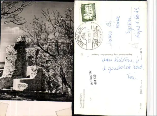 481325,Hungary Nagyvazsony Kinizsi-var kaputornya Ruine