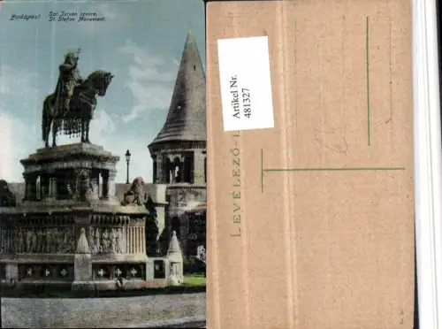 481327,Hungary Budapest Szt. Jstvan szobra Stefan Monument
