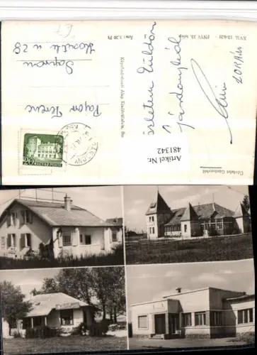 481342,Hungary Gardonybol Gardony Häuser Mehrbildkarte