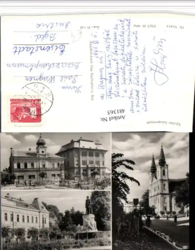 481365,Hungary Zalaegerszegröl Zalaegerszeg Kirche Statue Mehrbildkarte
