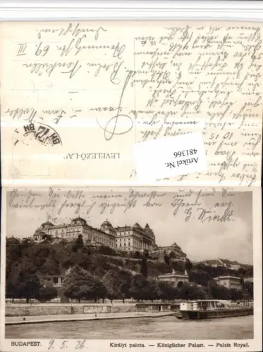 481366,Hungary Budapest Kiralyi palota Königlicher Palast